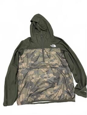 The North Face Youth Boys Junior Camo Pullover Jacket L/G